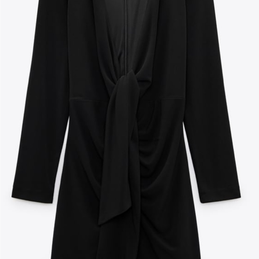 Zara black dress Turd V neck Sz M